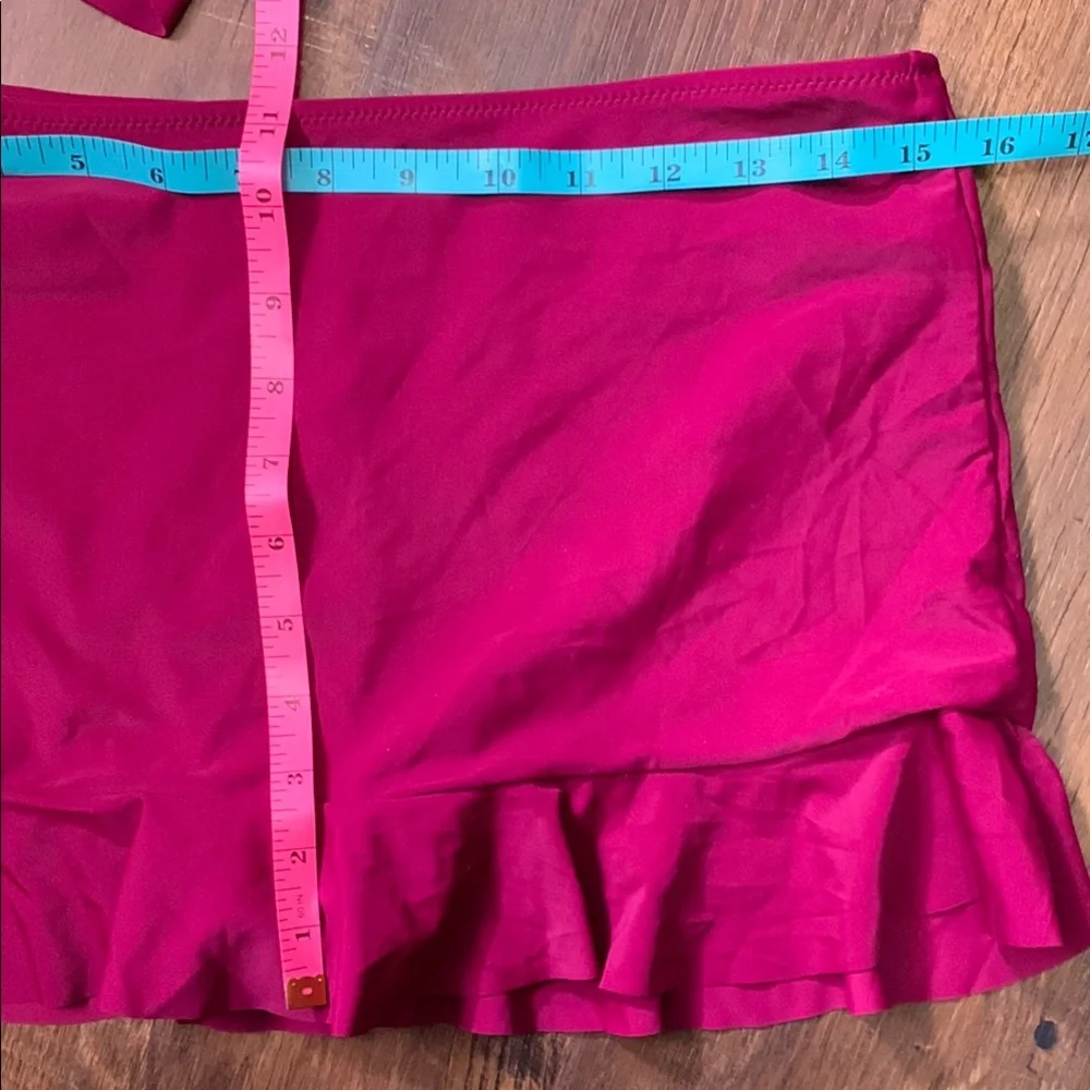 Elegant Pink Ruffle Bikini Set - Picture 5 of 6